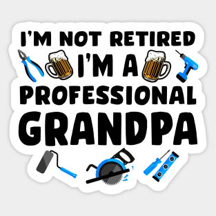 Professional Grandpa Sticker